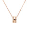 ダニエルウェリントン DANIEL WELLINGTON ネックレス DW00400194 レディース エレヴェイション ELEVATION NECKLACE ローズゴールド